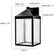 Aaron LED 17.75 inch Powder Coated Black Outdoor Wall Sconce